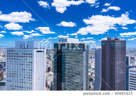 "Tokyo Metropolis" Tokyo City Scenery, Skyscraper 40885825