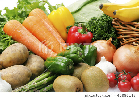 A collection of vegetables and fruits A collection of vegetables and fruits 40886115