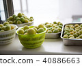 It is preparation under plum wine production. I am drying plums in the sun. 40886663