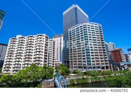 《東京都》品川區，城市景觀 40886793