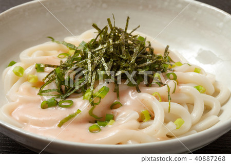 烏冬面配冰淇淋醬 烏冬面配冰淇淋醬 40887268