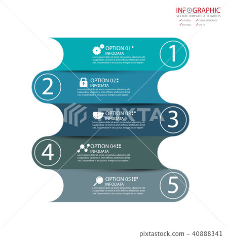 Vector abstract element infographics. 40888341