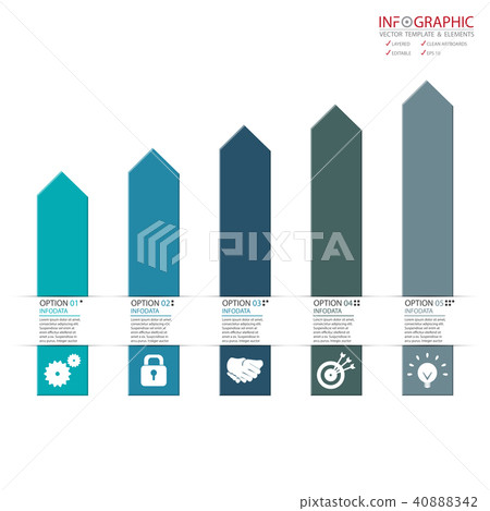 Vector abstract element infographics. 40888342
