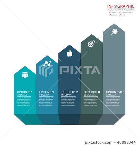 Vector abstract element infographics. 40888344