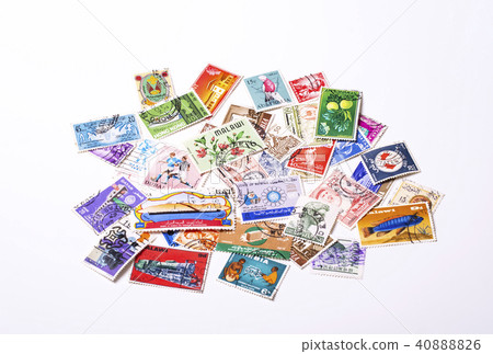 Lots of foreign stamps, old foreign stamps, image materials, stamped stamps Lots of foreign stamps, old foreign stamps, image materials, stamped stamps 40888826