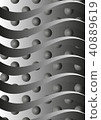 abstract background vector lines and balls 40889619