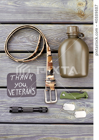 Army soldier veteran's accessories. 40889887