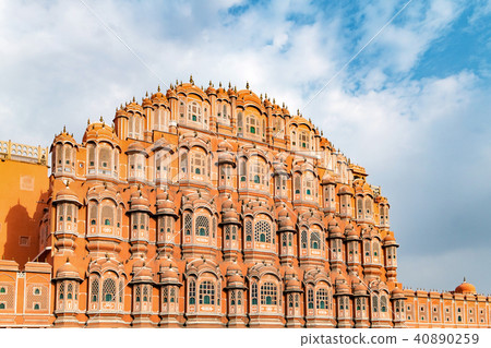 Hawa Mahal on a sunny day, Jaipur, India. Hawa Mahal on a sunny day, Jaipur, India. 40890259