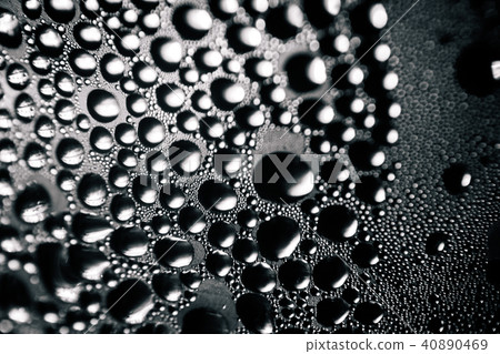 Texture of water drops on bottle 40890469
