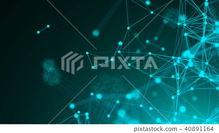 Abstract connection dots. Technology background. Network concept Abstract connection dots. Technology background. Network concept 40891164