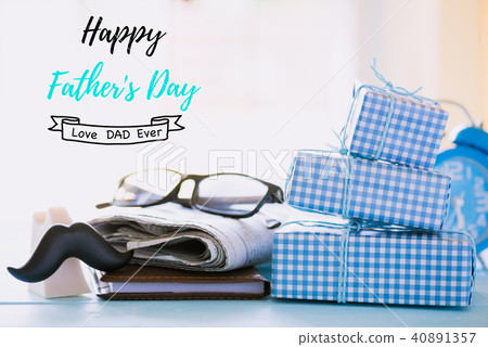 Happy fathers day concept.  40891357