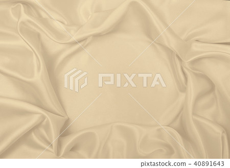 Smooth elegant golden silk or satin luxury cloth Smooth elegant golden silk or satin luxury cloth 40891643