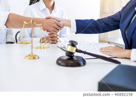 Handshake after good cooperation greeting, Having meeting with t Handshake after good cooperation greeting, Having meeting with t 40892156