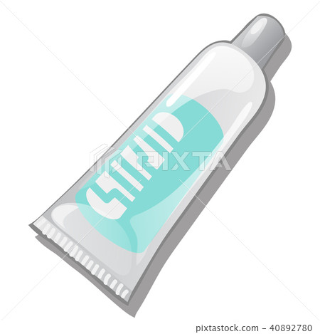Metal tube with substance. Vector illustration. Metal tube with substance. Vector illustration. 40892780