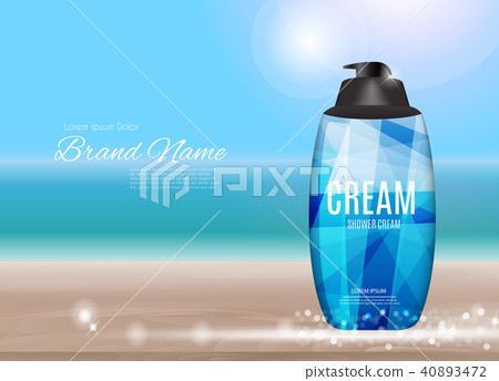 Design Cosmetics Product Template for Ads or Magazine Background. 3D Realistic Vector Iillustration Design Cosmetics Product Template for Ads or Magazine Background. 3D Realistic Vector Iillustration 40893472