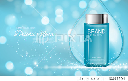Design Cosmetics Product Template for Ads or Magazine Background. 3D Realistic Vector Iillustration Design Cosmetics Product Template for Ads or Magazine Background. 3D Realistic Vector Iillustration 40893504