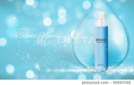 Design Cosmetics Product Template for Ads or Magazine Background. 3D Realistic Vector Iillustration Design Cosmetics Product Template for Ads or Magazine Background. 3D Realistic Vector Iillustration 40893508