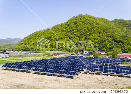 Solar power generation (pseudo aerial photography) 40894270
