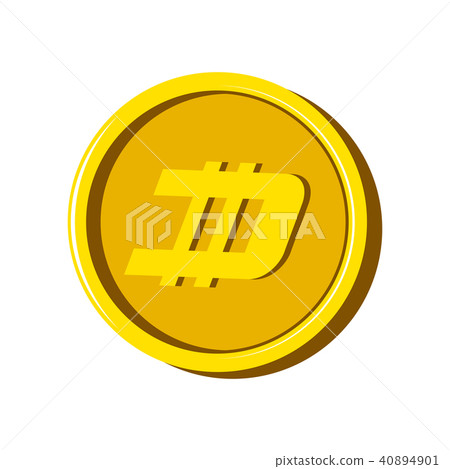 Dash virtual money currency - Stock Illustration [40894901] - PIXTA