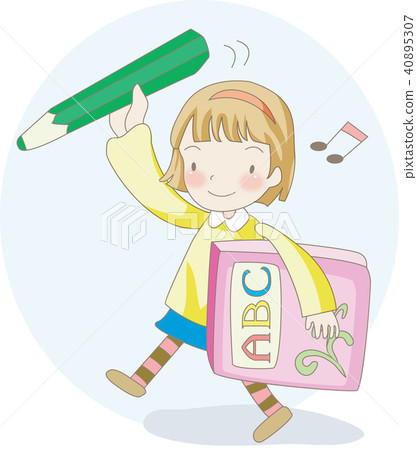 Girl, illustration 40895307