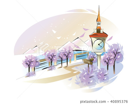 Landscape, illustration 40895376