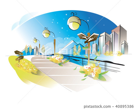 風景，例證 40895386