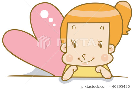 女孩,插圖 女孩,插圖 40895430