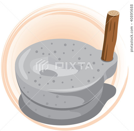 Millstone, illustration 40895688