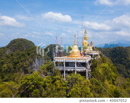 Aerial view of Tiger Cave Temple Aerial view of Tiger Cave Temple 40897052