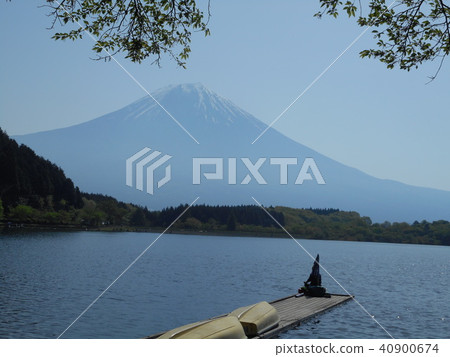 從Tanuki湖的富士山視圖 40900674