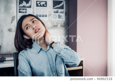 office syndrome,Asian designer neck ache 40902518