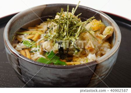 天婦羅麵條湯醃扇貝 40902587