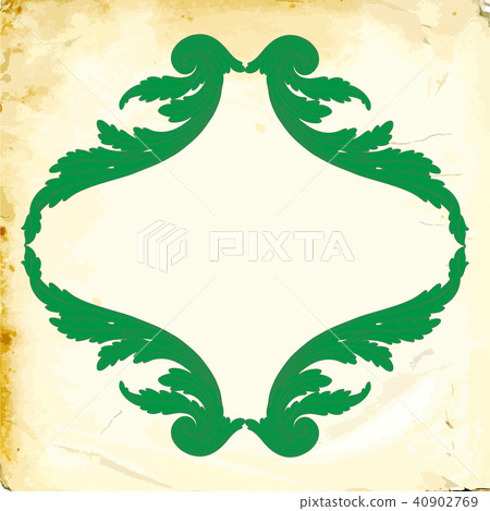 Vector baroque of vintage elements for design. Vector baroque of vintage elements for design. 40902769