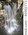 Gloomy waterfall 40902772