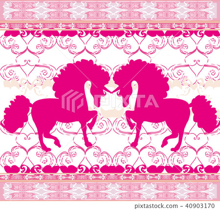 seamless pattern with unicorns seamless pattern with unicorns 40903170