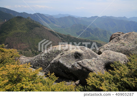 View the southern direction from the west (2200 m) of Ruisan Mountain peak View the southern direction from the west (2200 m) of Ruisan Mountain peak 40903287
