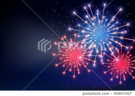 Fourth of July, Independence day of the United States. Happy Birthday America. Vector Illustration 40903567