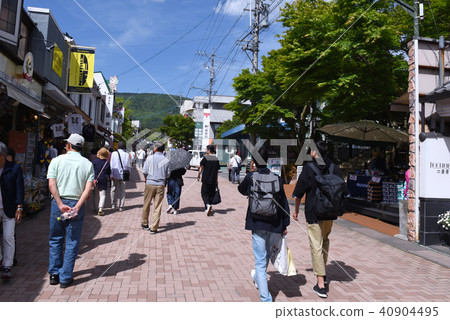 Early summer Karuizawa Ginza street 40904495
