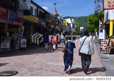 Early summer Karuizawa Ginza street 40904505