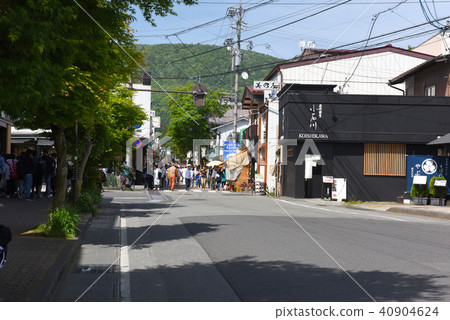 Early summer Karuizawa Ginza street Early summer Karuizawa Ginza street 40904624