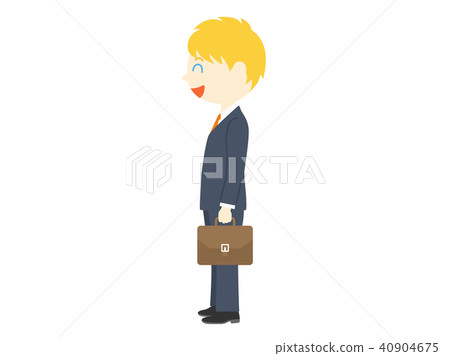 A businessman facing sideways A businessman facing sideways 40904675