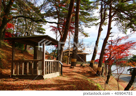 South Lake Park in autumn (Shirakawa city · Fukushima prefecture) 40904781