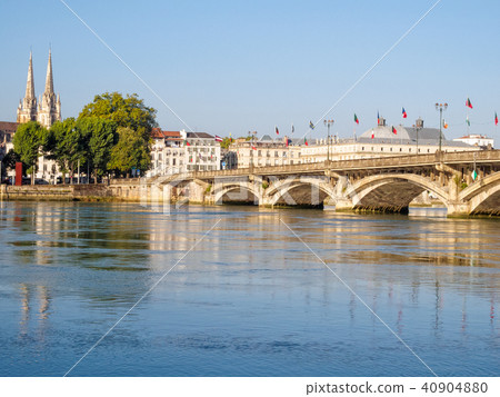 Adour River and Saint-Esprit bridge - Bayonne 40904880
