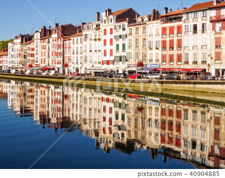 Reflections in the Nive River - Bayonne Reflections in the Nive River - Bayonne 40904885