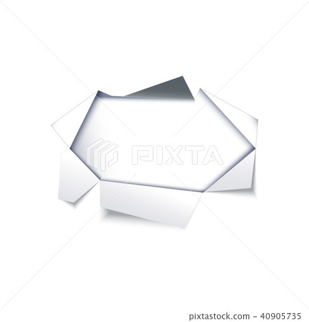 vector torn paper with ripped edges 40905735