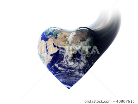 Heart shaped Earth Heart shaped Earth 40907615