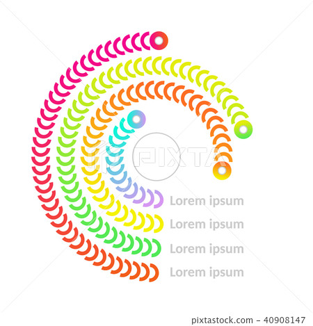 Vector circle diagram chart icon 40908147