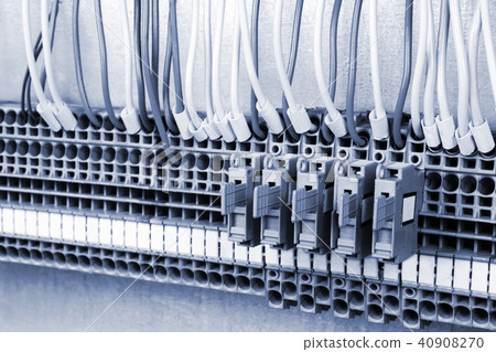 electrical wires in control cabinet electrical wires in control cabinet 40908270
