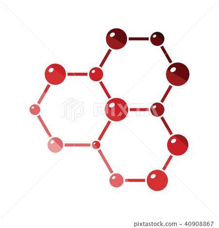 Icon of chemistry hexa connection of atoms Icon of chemistry hexa connection of atoms 40908867