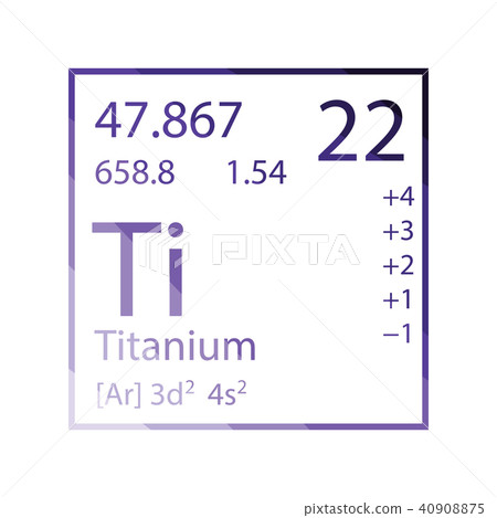 Icon of chemistry element 40908875
